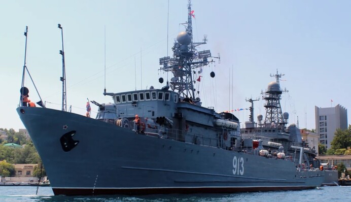 Удар про Криму: в Генштабі підтвердили знищення російського тральщика