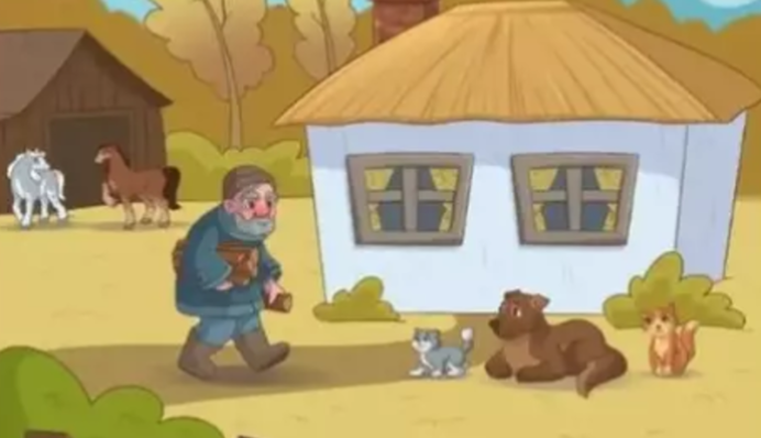 Життя у селі: знайди на малюнку три помилки