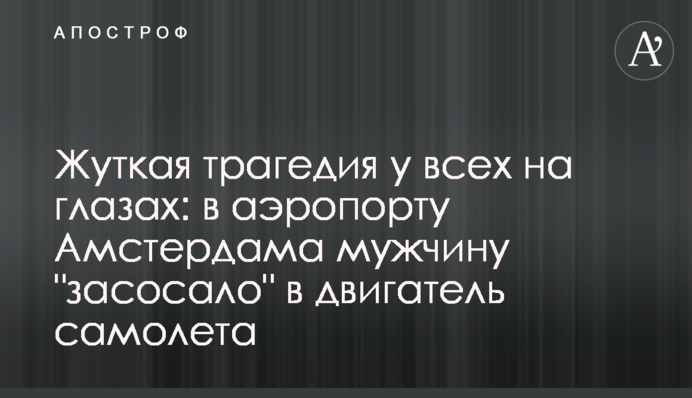 Моторошна трагедія у всіх на очах: в аеропорту Амстердама чоловіка 