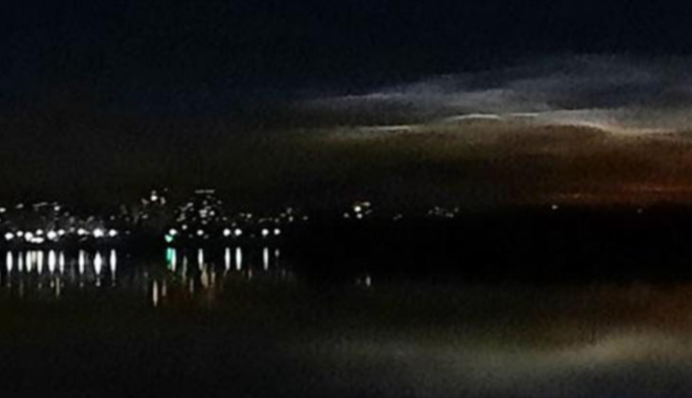 Над Київщиною помітили неймовірне природне явище. Фото