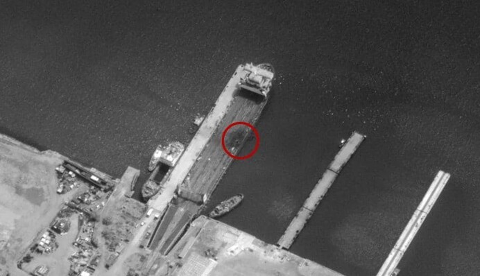 У ВМС ЗСУ повідомили про відновлення росіянами поромної переправи в Криму