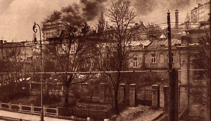 Як виглядав Київ у 1918 році: унікальні фото, зроблені з повітряної кулі