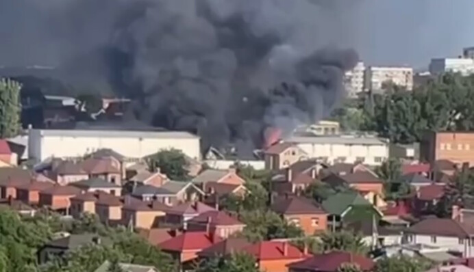 У Ростові спалахнула база зберігання МВС: стали відомі деталі