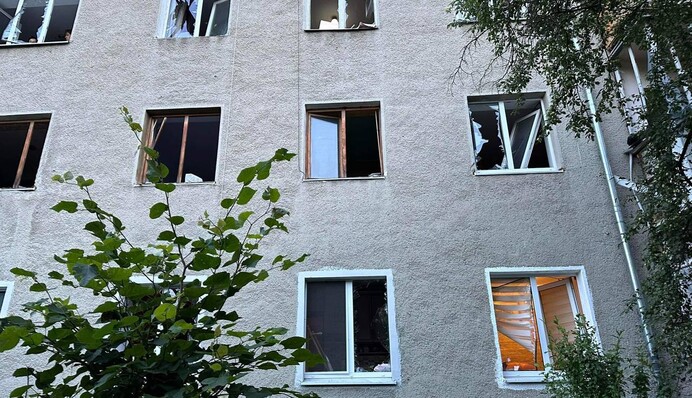 В Ивано-Франковске во время вражеского удара повреждены университет, детсад и лицей