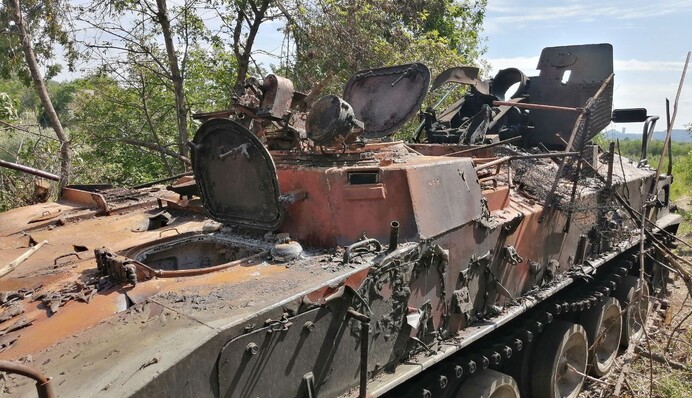 Російські окупанти втратили САУ 