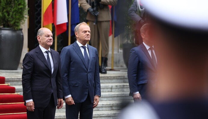Шольц прибув до Польщі для консультацій