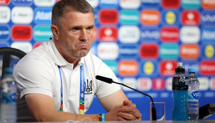 На зустріч до Зеленського та Орбана прийшов Сергій Ребров