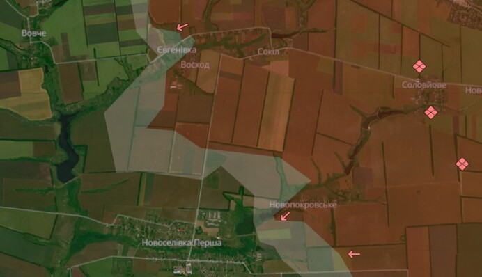 DeepState зафиксировал оккупацию россиянами двух населенных пунктов в Донецкой области