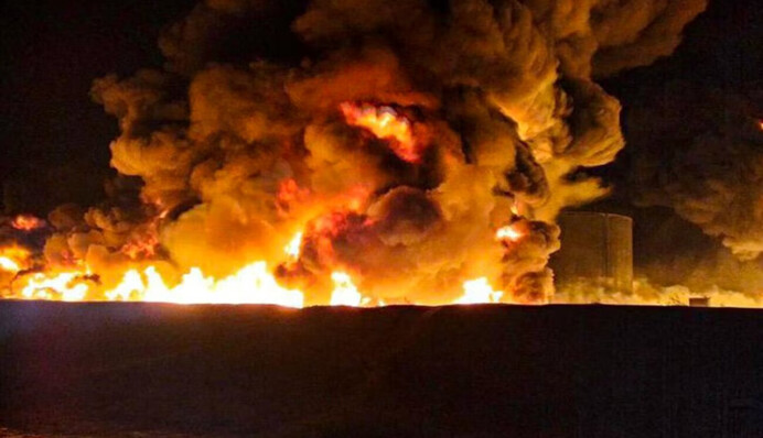 Нефтебаза горела сутки: успешная атака на 
