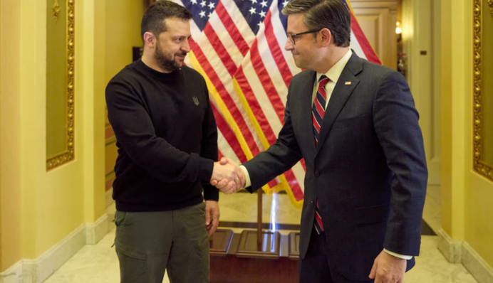 Спикер Палаты представителей Джонсон встретится с Зеленским - Reuters