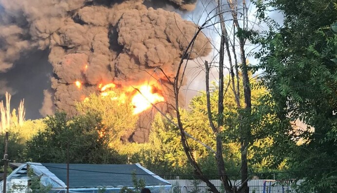 Появились интересные подробности попадания в нефтебазу у Волго-Донского канала