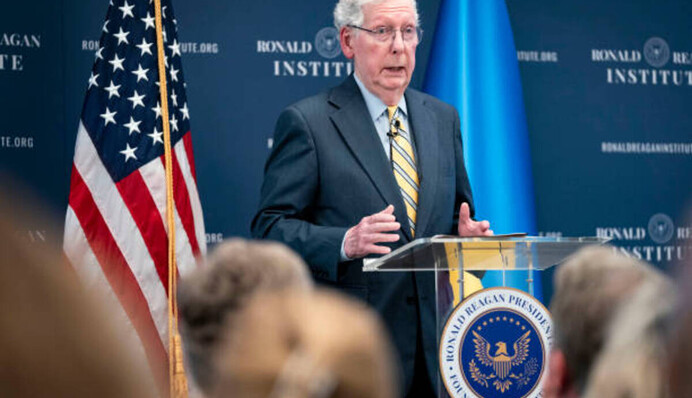 Лидер республиканцев в Сенате: Промедление с помощью Украине только продлевает войну