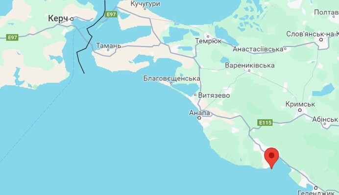 Росія боїться морських дронів та мінує гавань біля Новоросійська