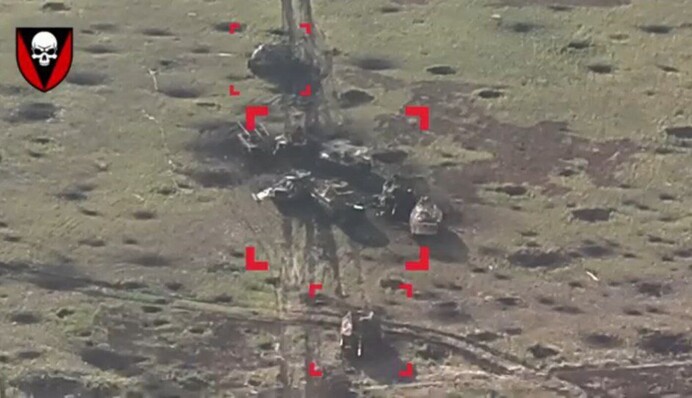 72-я ОМБр им.Черных Запорожцев показала большое количество разбитого хлама РФ