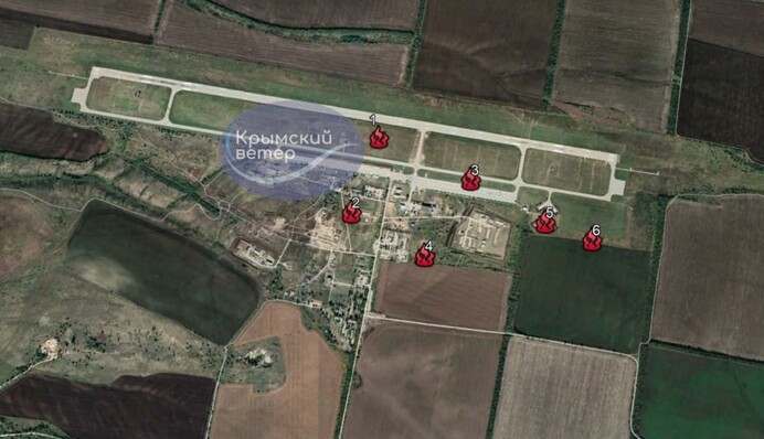 У Ростовській області після атаки дронів горить військовий аеродром Міллерово