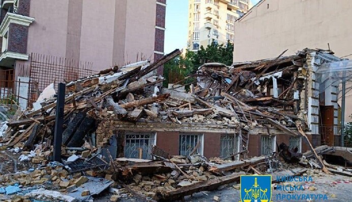 Из-за сноса усадьбы Зеленских открыли уголовное производство