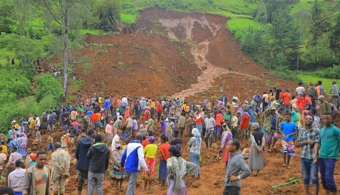 Десятки людей загинуло в результаті зсувів на півдні Ефіопії