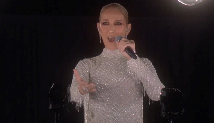 Тяжело больная Селин Дион поразила своим выступлением на Олимпиаде