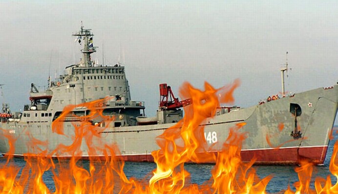 На російському морському параді помітили цікавий нюанс з кораблями