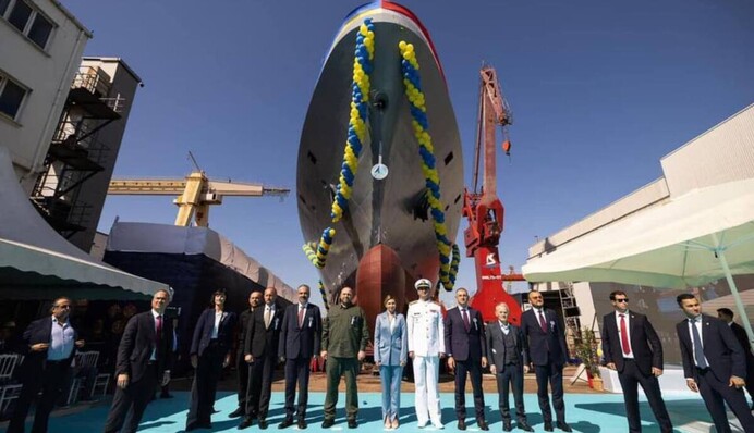 Український корвет «Гетьман Іван Виговський» спустили на воду