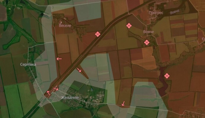 DeepState зафіксував шалені штурми росіян на Покровському напрямку