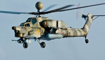 Стерненко показал видео поражения дроном под Курском российского вертолета Ми-28