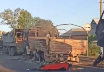 У машинах багато трупів: з'явилися відео знищеної російської військової колони у Курській області