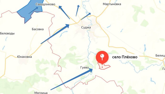 У Курській області ЗСУ зайшли у ще два села - оновлена карта боїв