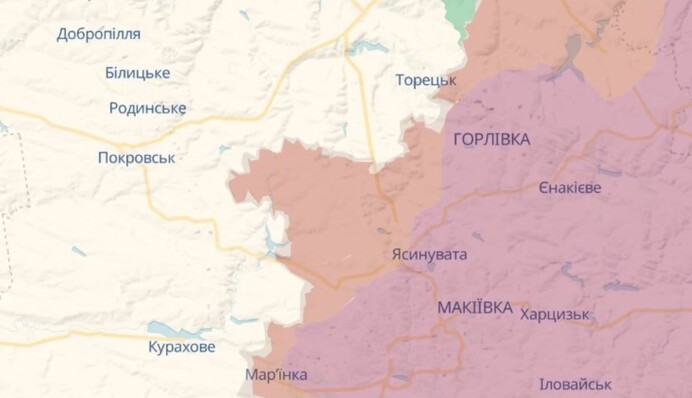 DeepState зафиксировал продвижение россиян в районе четырех населённых пунктов