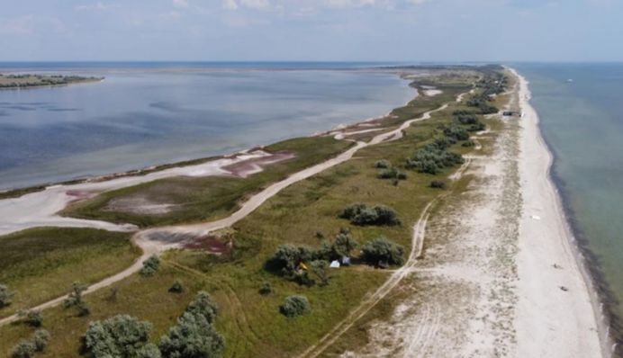 На Кінбурнській косі підняли прапор України