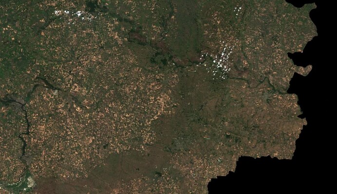 Лінію фронту України побачили з космосу — під нуль знищено все