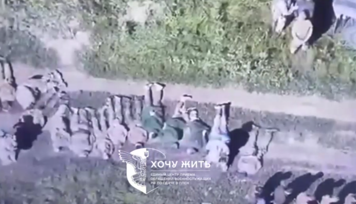 В Курской области в плен сдалась рота российских солдат