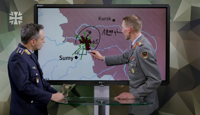 «Це просто шедеврально»: Ігната вразило відео з німцями біля карти наступу на Курськ