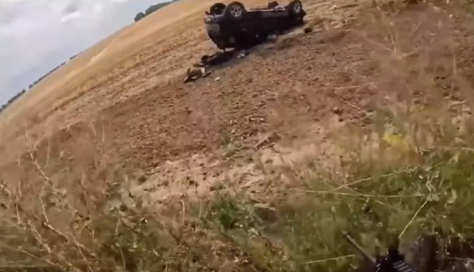 Засідки українських десантників на російських військових під Курськом зняли на відео