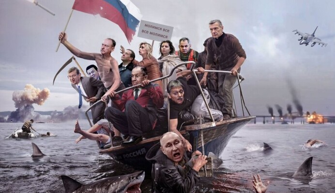 Грузинский художник показал последние дни России и Путина