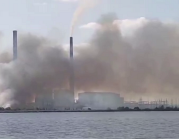 Вся в диму: в Росії поскаржились на пожежу на Рязанській ГРЕС