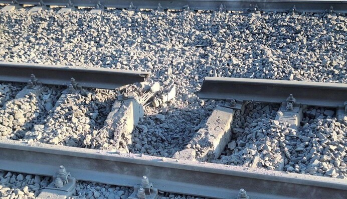 У Курській області пошкодили залізницю