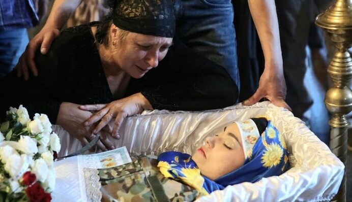 У Києві попрощалися з 31-річною військовою з позивним 