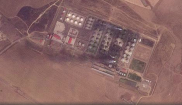 13-й день пожежі на нафтобазі в Пролетарську зняли із супутника