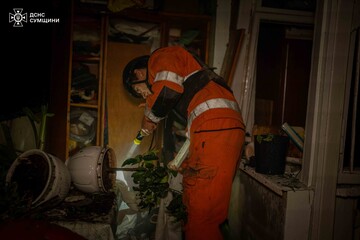 Рятувальники розповіли про наслідки російського удару по закладу освіти у Сумах