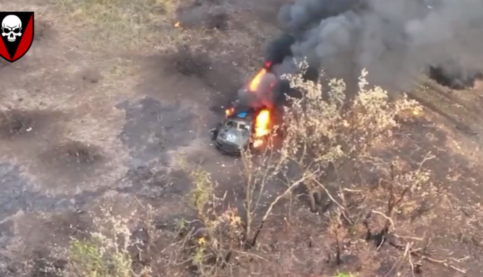 Черные запорожцы показали, как выжигают противника на Угледарском направлении