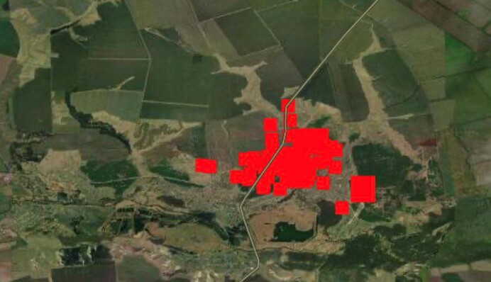 У Воронезькій області РФ спалахнув склад боєприпасів після атаки дронів