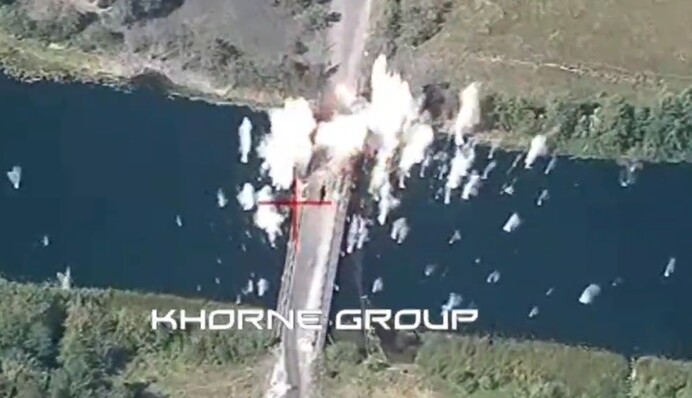 В мережі показали роботу зі знищення ще одного мосту на Курщині