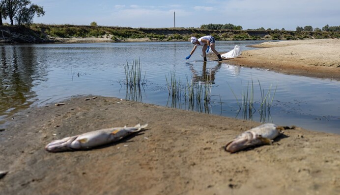 Київ може частково залишитись без питної води через забруднення Десни