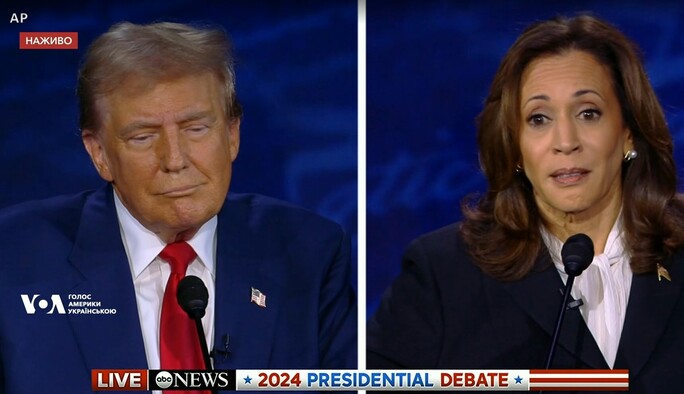 Трамп під час дебатів звинуватив Гарріс у замаху на нього