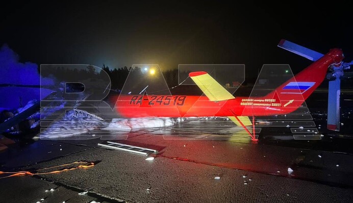 В России подростки «на заказ» сожгли вертолет