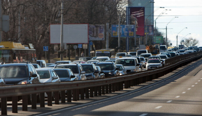 Київ став у заторах на тлі очікування міжнародних партнерів