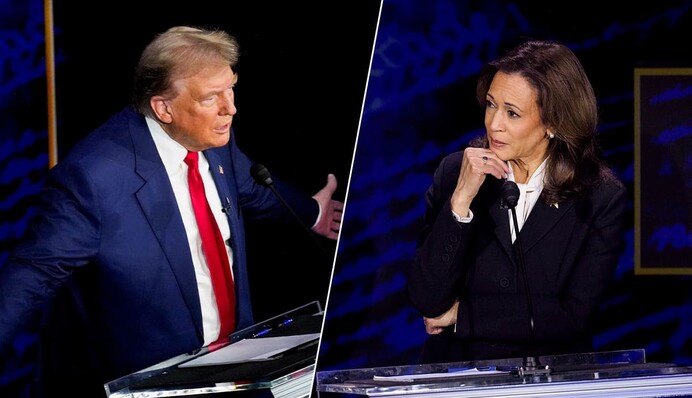 Интереснее, чем с Байденом? Дебаты Трампа и Харрис собрали миллионы зрителей