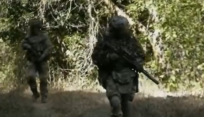 Бойцы ССО показали ликвидацию россиян под Курском