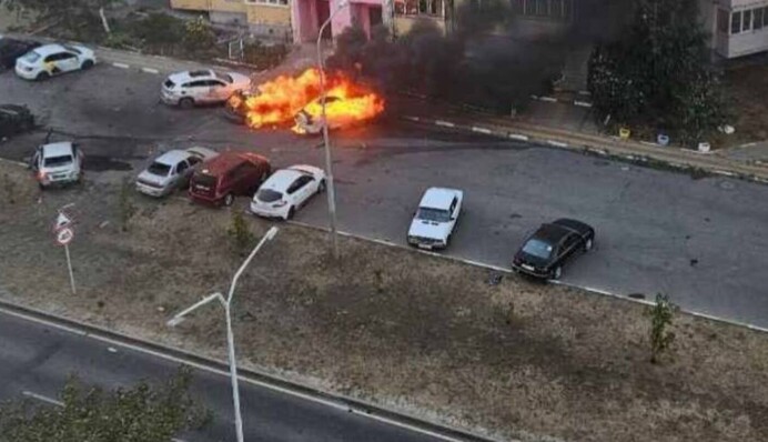 У Бєлгороді лунали вибухи: росіяни скаржаться на велику кількість пожеж